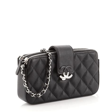 chanel zipper clutch|Chanel clutch shoes.